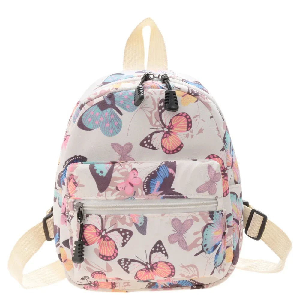 Women's Mini Zebra Leopard Backpack Canvas Rucksack - Ageless Woman Wellness
