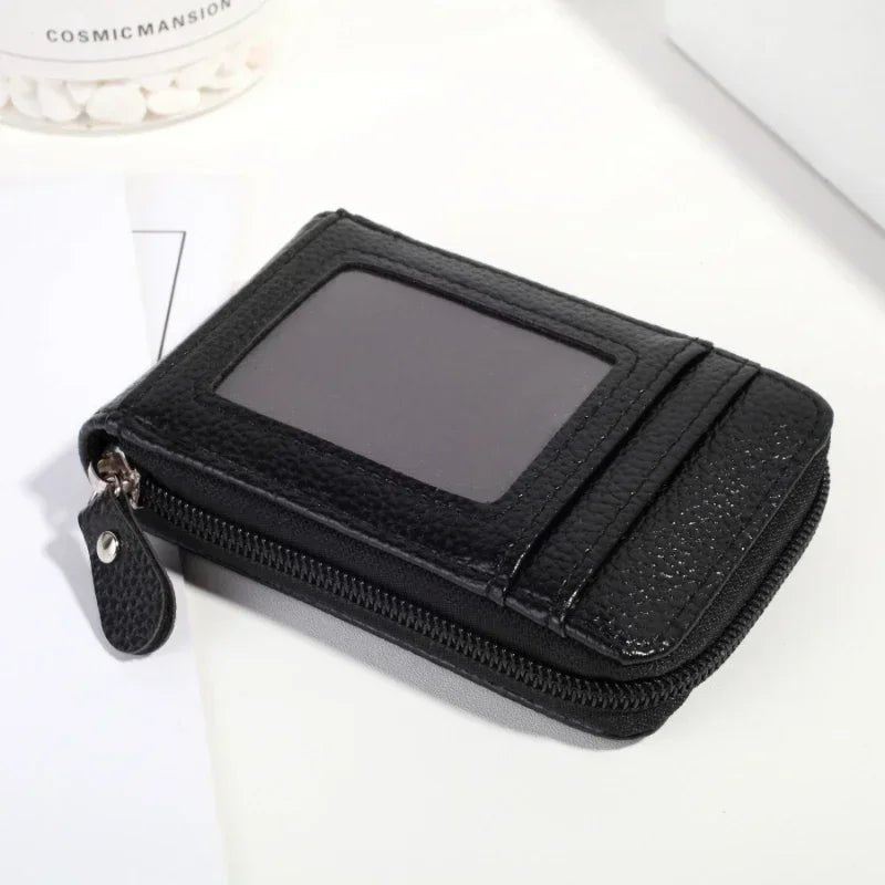 Korean Version New PU Leather Fresh Casual Coin Wallet Fashion Cartoon Men Women Credit Passport Card Bag Christmas gift Credit - Ageless Woman Wellness