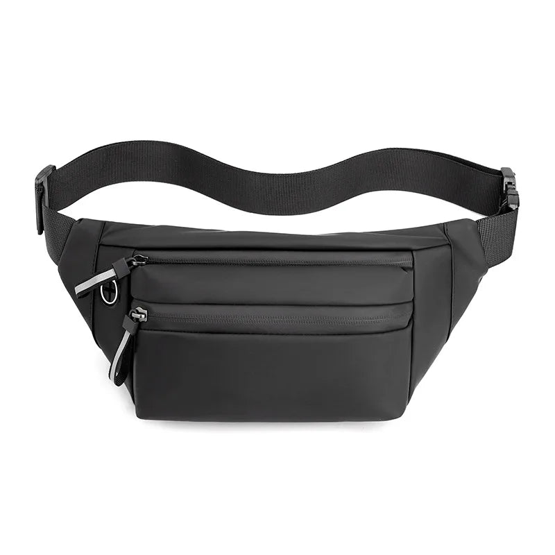 Men's Waterproof Belt Bag Chest Pack Waist Bag Outdoor Sports Fanny Pack Travel Shoulder Bag - Ageless Woman Wellness
