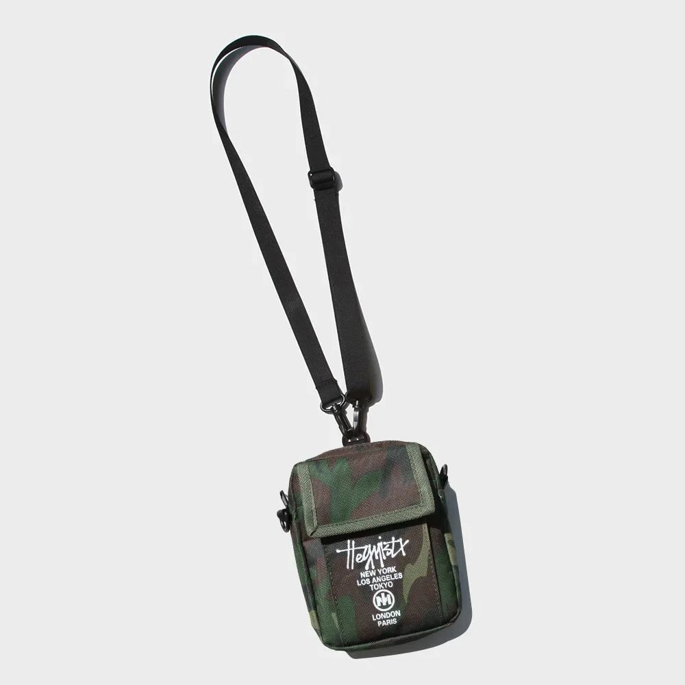Men's Mini Sling Crossbody Phone Bag Canvas Messenger Chest Pack - Ageless Woman Wellness