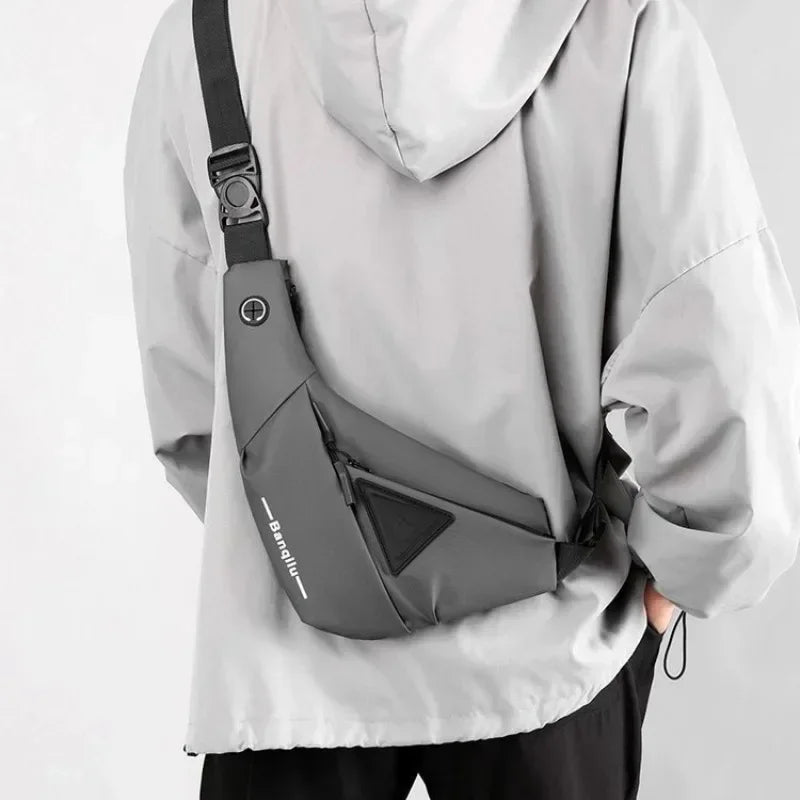 Men's Waterproof USB Crossbody Sling Bag - Ageless Woman Wellness
