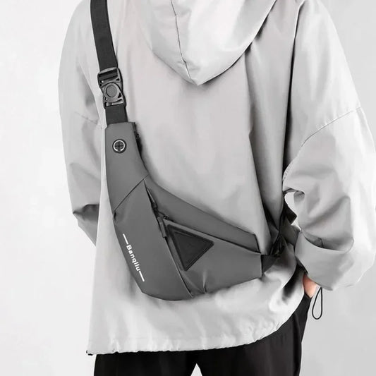Men's Waterproof USB Crossbody Sling Bag - Ageless Woman Wellness