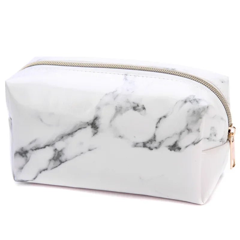 Women Leopard Print Cosmetic Bag Fashion Leather Makeup Bag Travel Cosmetic Organizer Bag Toiletry Make Up Tool Case - Ageless Woman Wellness