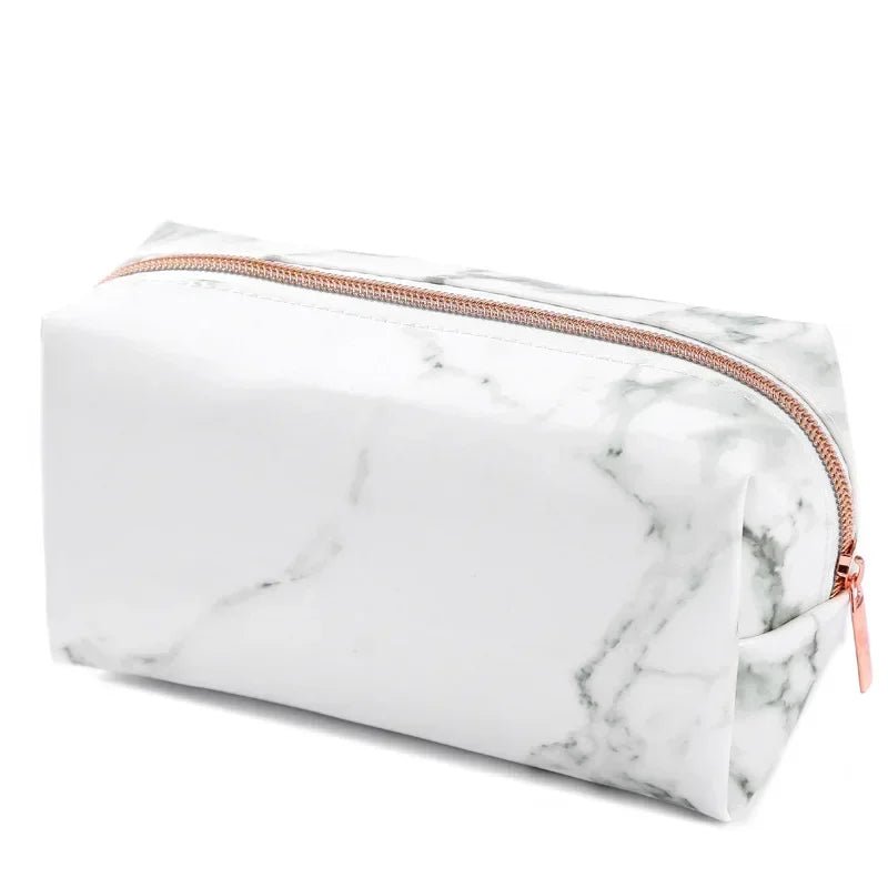 Women Leopard Print Cosmetic Bag Fashion Leather Makeup Bag Travel Cosmetic Organizer Bag Toiletry Make Up Tool Case - Ageless Woman Wellness