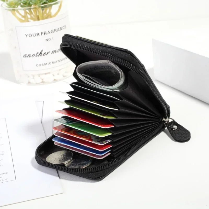 Korean Version New PU Leather Fresh Casual Coin Wallet Fashion Cartoon Men Women Credit Passport Card Bag Christmas gift Credit - Ageless Woman Wellness