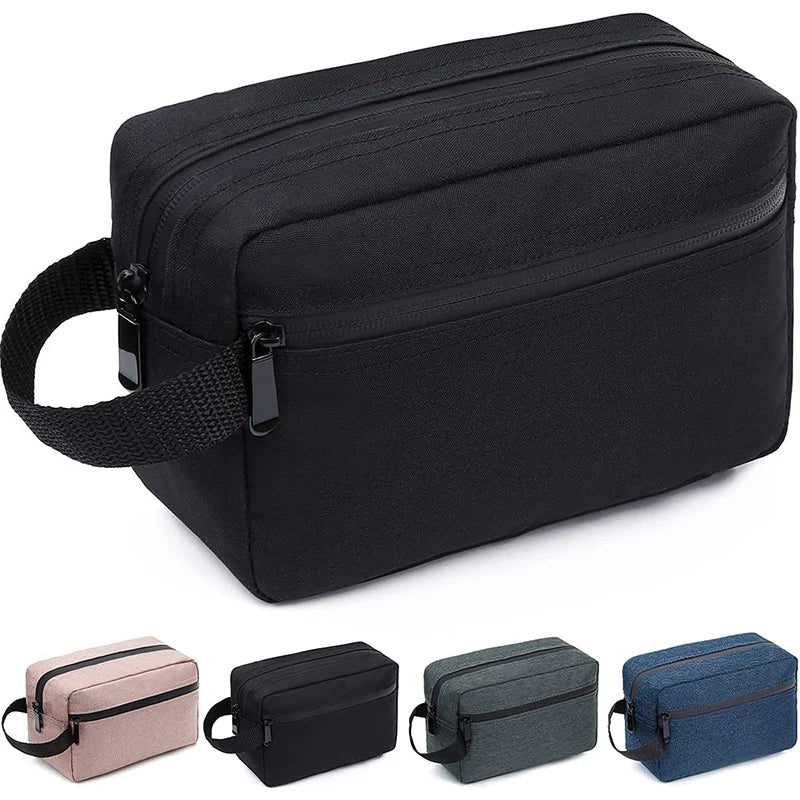 Men's Large Waterproof Toiletry Bag Travel Cosmetic Case - Ageless Woman Wellness