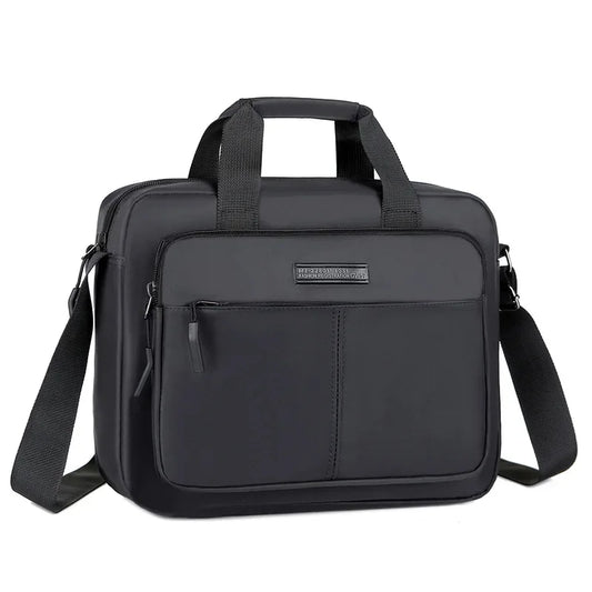 Men's Large - capacity Shoulder Messenger Bag Briefcase Handbag - Ageless Woman Wellness