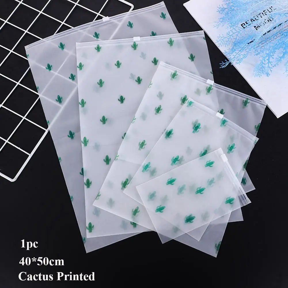Plastic Transparent Packing Bag for Cloth Travel Make Up Storage Waterproof Shoes Bag Organizer Pouch Zip Lock Storage Bag - Ageless Woman Wellness