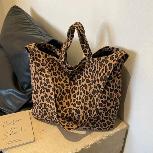 Leopard Design 2025 Korean Fashion Big Crossbody Bags for Women Travel Handbag Lady Shopper Shopping Shoulder Bag Bolsa Feminina - Ageless Woman Wellness