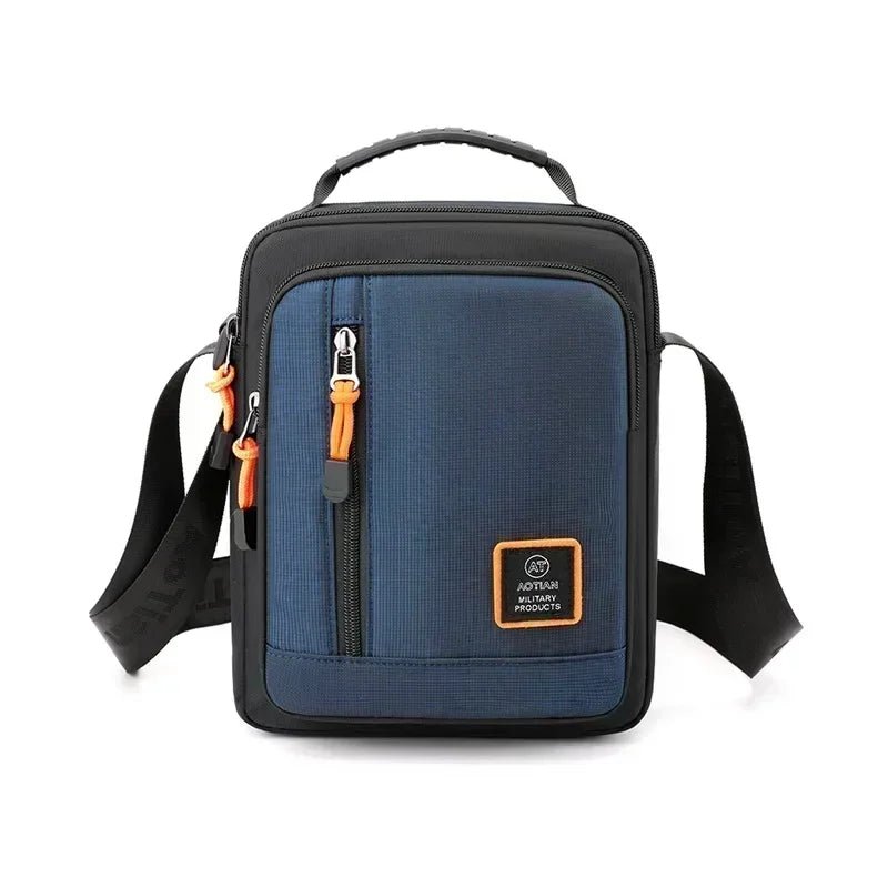 Men's Nylon Messenger Crossbody Bag - High Quality, Fashionable, Casual Shoulder Bag - Ageless Woman Wellness