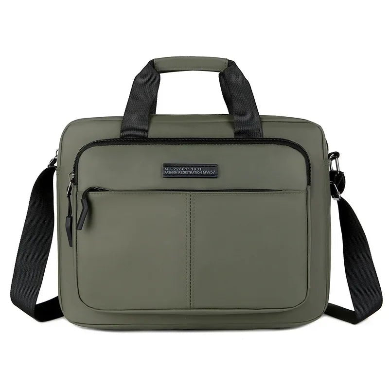Men's Large - capacity Shoulder Messenger Bag Briefcase Handbag - Ageless Woman Wellness