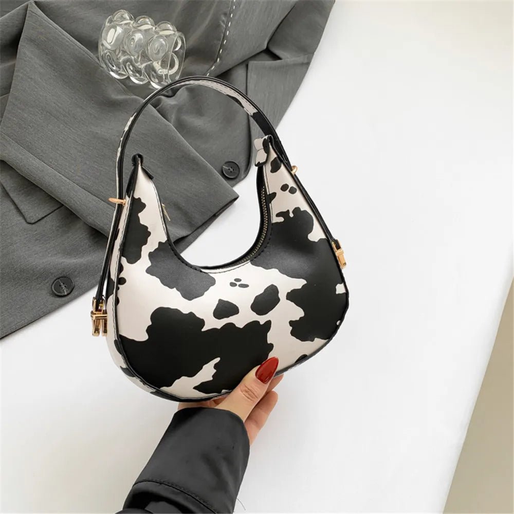 Leopard Print Women's Shoulder Bag - Versatile Hobo Handbag - Ageless Woman Wellness