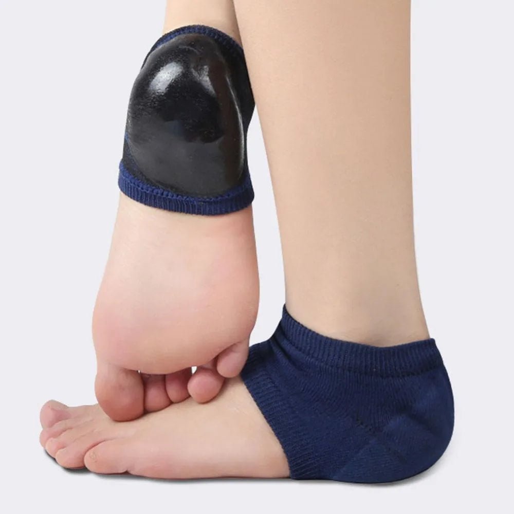 New Silicone Heel Protective Cover Anti - Crack Polyester Shoe Pads Pain Relief Skin Repair Silicone Heel Pads Unisex - Ageless Woman Wellness