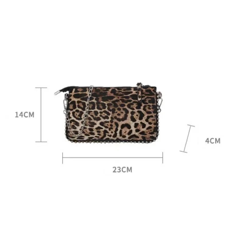 New Leopard Crossbody Bags For Women Fashion Chain Mobile Phone Purse Travel Vacation Shoulder Messenger Bag Sac A Main Female - Ageless Woman Wellness