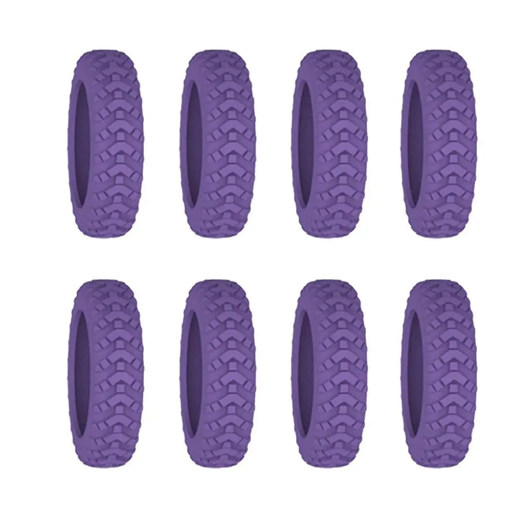 8PCS Travel Luggage Caster Shoes Silicone Suitcase Wheels Protection Cover with Silent Sound Reduce Noise Luggage Accessories - Ageless Woman Wellness