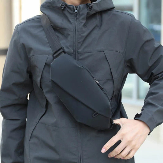 Men's Minimalist Waterproof Running Waist Bag Crossbody Belt Pack - Ageless Woman Wellness