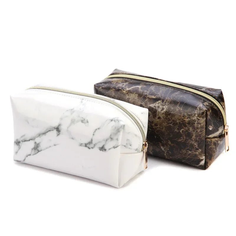 Women Leopard Print Cosmetic Bag Fashion Leather Makeup Bag Travel Cosmetic Organizer Bag Toiletry Make Up Tool Case - Ageless Woman Wellness