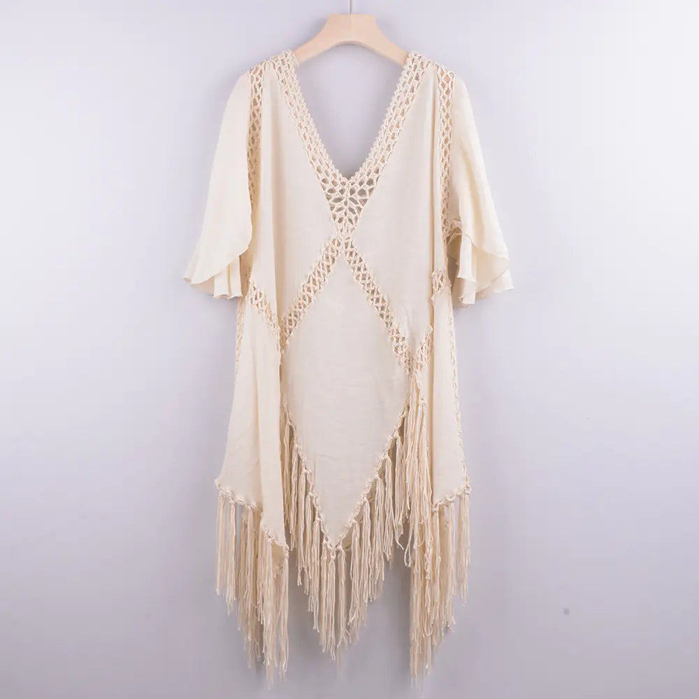 2021 Women's Crochet Sun Protection Beach Cover-Up