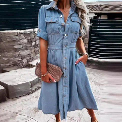 Casual Denim Dress for Women