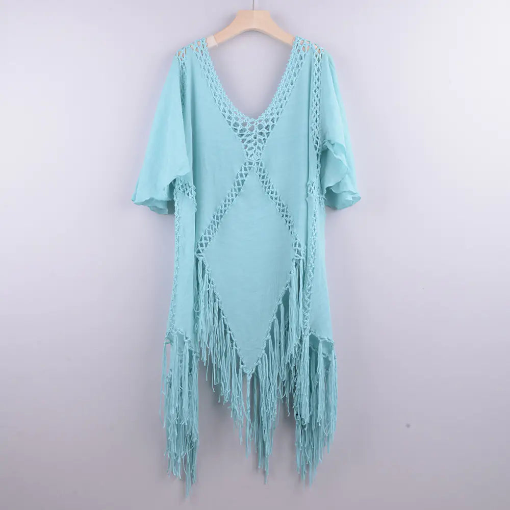2021 Women's Crochet Sun Protection Beach Cover-Up