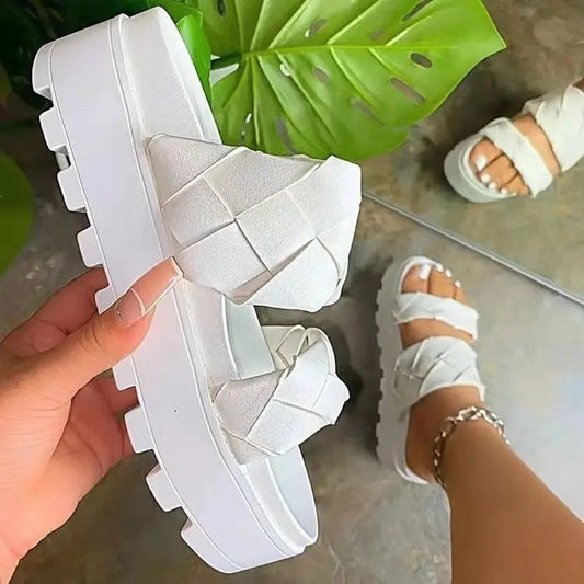 Woven Platform Women's Sandals and Slippers