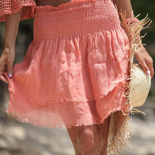 Glow & Go Cotton Skirt - Effortless Ageless Style