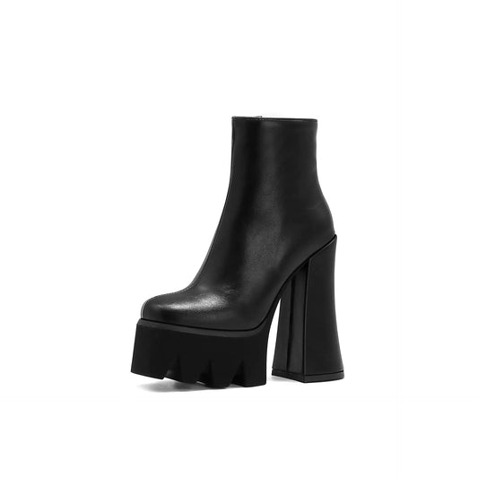 European High-Heeled Water Platform Women's Boots