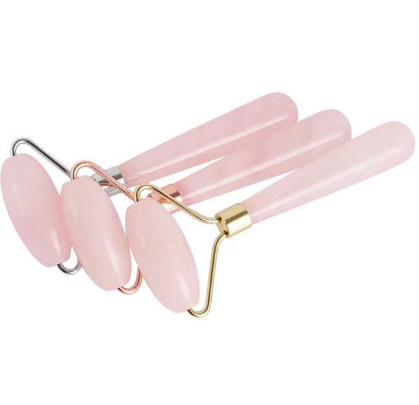 Natural Rose Quartz Glow Roller - Natural Radiance for Every Season